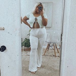 Opened back Bell Bottoms